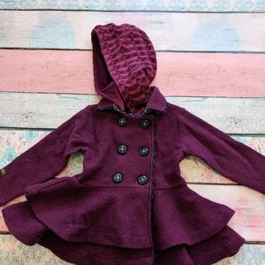 Matilda Jane Peplum Coat Size 2